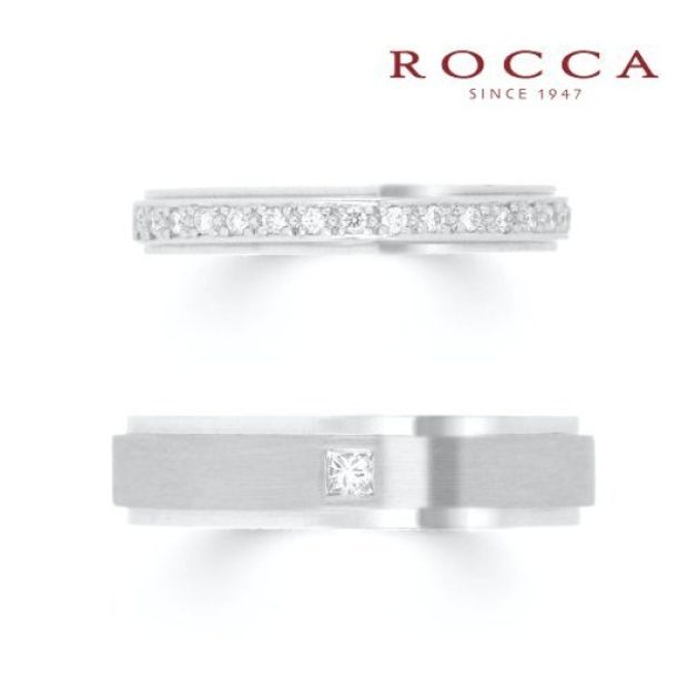 【ROCCA(ロッカ)】【ROCCA】シンプルで仕事中も着けやすいマリッジリング HHA-2D/2L