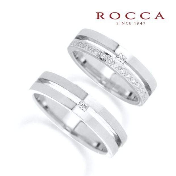 【ROCCA(ロッカ)】【ROCCA】スタイリッシュな幅広のマリッジリング DO-3S/3L
