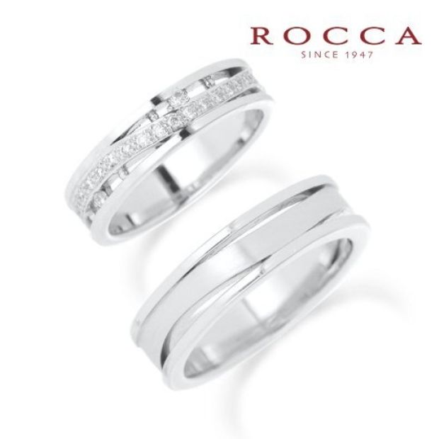 【ROCCA(ロッカ)】【ROCCA】透かしのデザインがおしゃれ！つけ心地の良い幅広マリッジリング DO-5D/5L