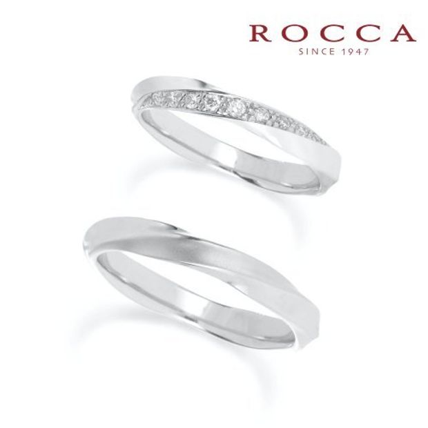 【ROCCA(ロッカ)】【ROCCA】シンプルで仕事中も着けやすいマリッジリング FR-1D/1L