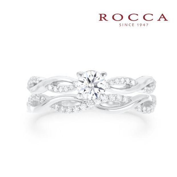 【ROCCA(ロッカ)】【ROCCA】重ね着けも！華奢なマリッジリング R64/65