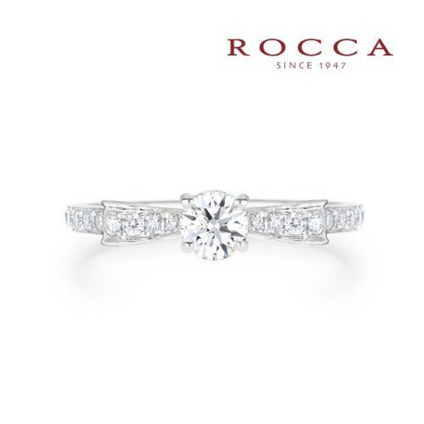 【ROCCA(ロッカ)】【ROCCA】薬指にリボンを結ぶロマンチックなエンゲージリング R60