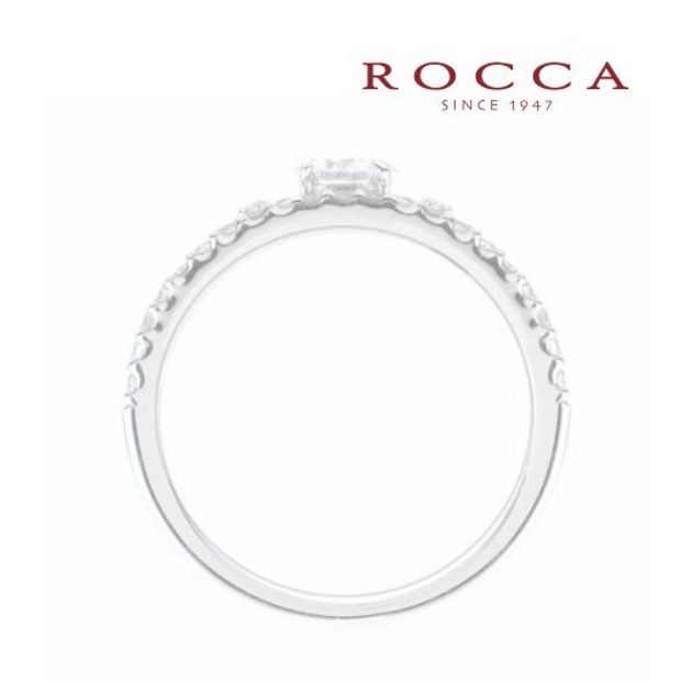 【ROCCA(ロッカ)】【ROCCA】お花のデザインが可愛い！ティアラのようなエンゲージリング OEM8