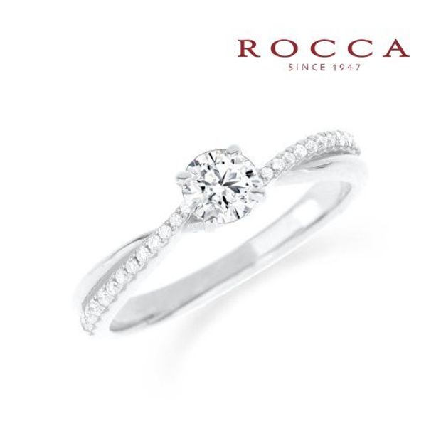 【ROCCA(ロッカ)】【ROCCA】シンプルだけどダイヤモンドを！人気のエンゲージリング R47