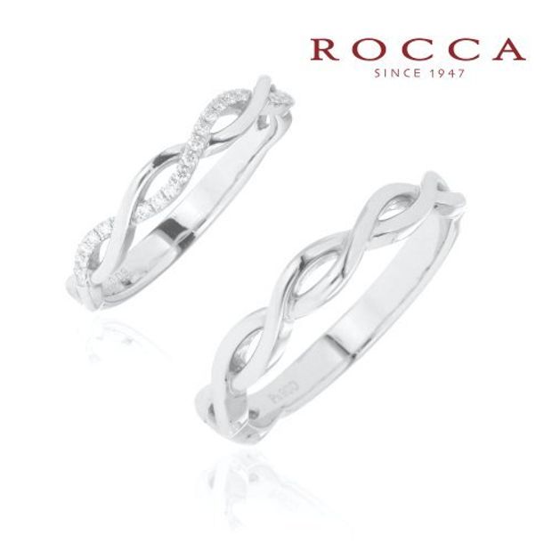 【ROCCA(ロッカ)】【ROCCA】重ね着けも！華奢なマリッジリング R64/65