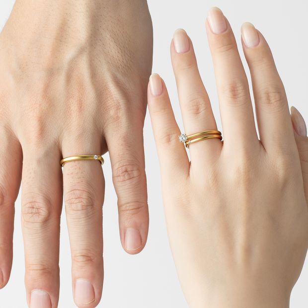 【BRILLIANCE+(ブリリアンスプラス)】【海底ダイヤモンド】BLOU 02 Solitaire Ring