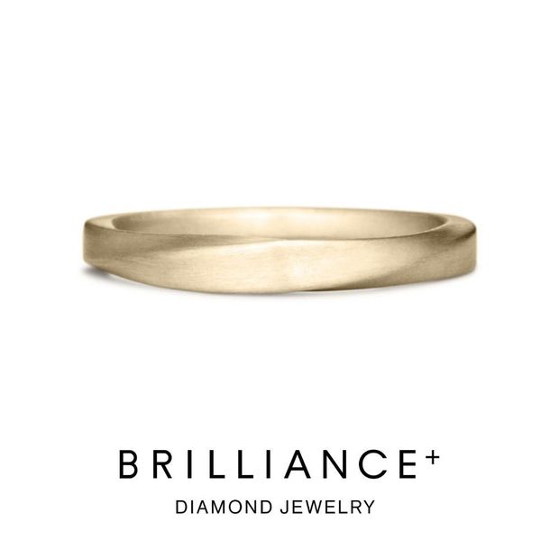 【BRILLIANCE+(ブリリアンスプラス)】K18CG リアム リング ヘアーライン 2.5mm