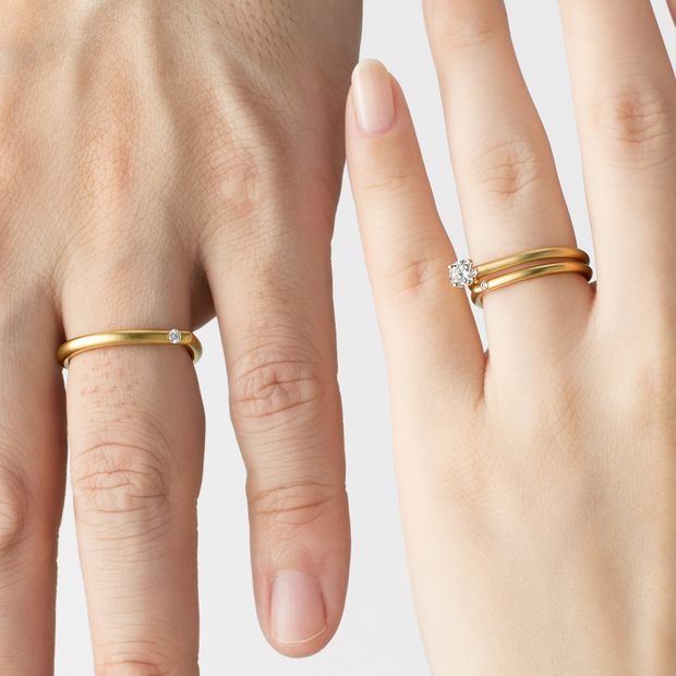 【BRILLIANCE+(ブリリアンスプラス)】【海底ダイヤモンド】BLOU 02 Sea glass Ring