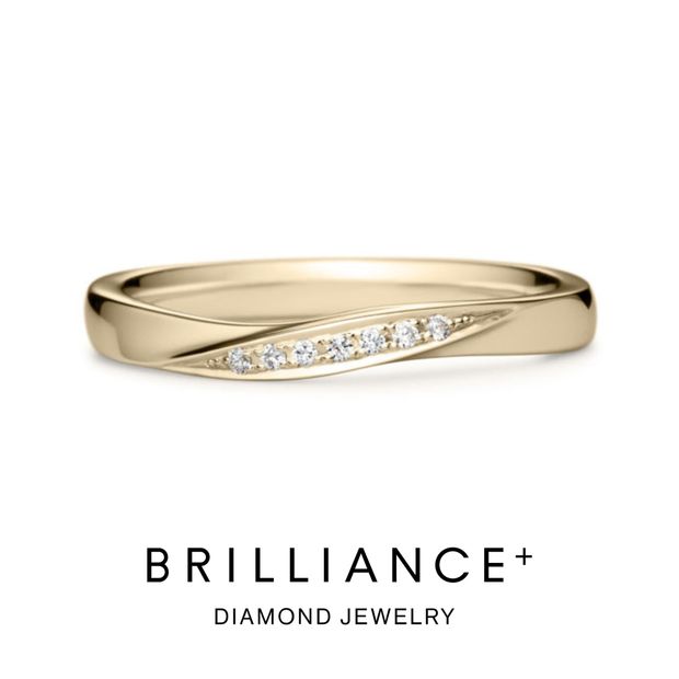 【BRILLIANCE+(ブリリアンスプラス)】K18CG シャンタン エングレーブ