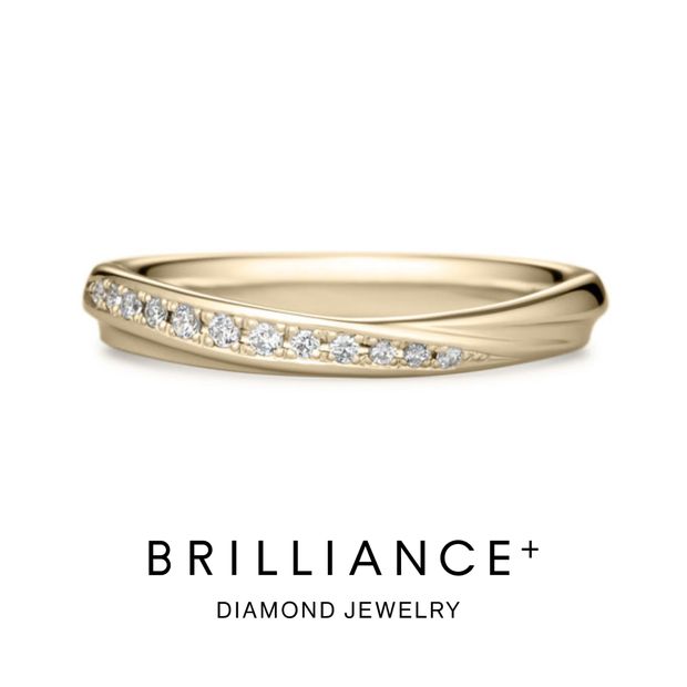 【BRILLIANCE+(ブリリアンスプラス)】K18CG ラヴィ エングレーブ