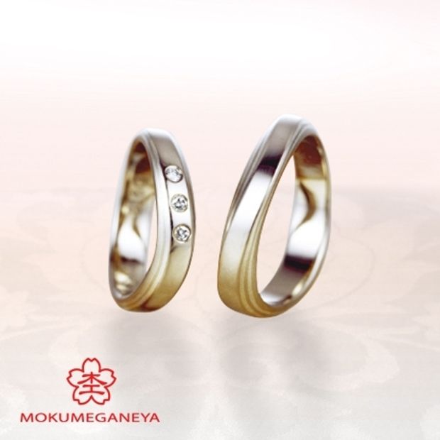 【BROOCH(ブローチ)】【杢目金屋】細身でシンプルながらも個性を演出できる結婚指輪