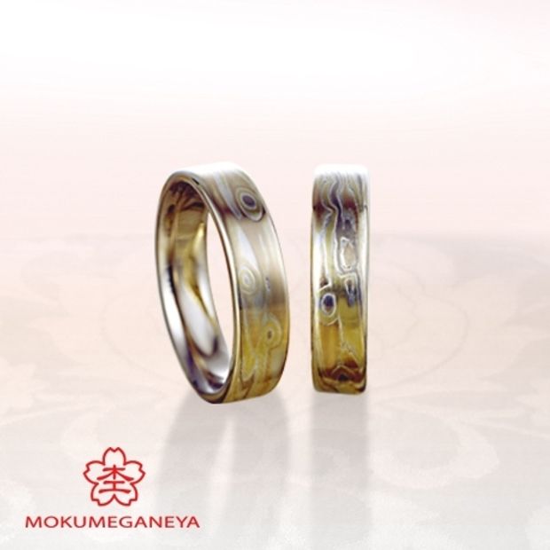 【BROOCH(ブローチ)】【杢目金屋】400年の歴史が刻まれる「木目金」結婚指輪