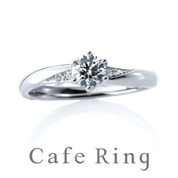 【BROOCH(ブローチ)】【プラージュ デュー】重ねづけも美しいエレガントな婚約指輪