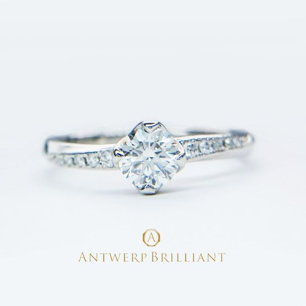 【BROOCH(ブローチ)】&rdquo;Vega&rdquo; Side Pave Setting Diamond Ring Set &rdquo;べガ&rdquo; サイド パヴェ セッティング ダイヤモンド リング 