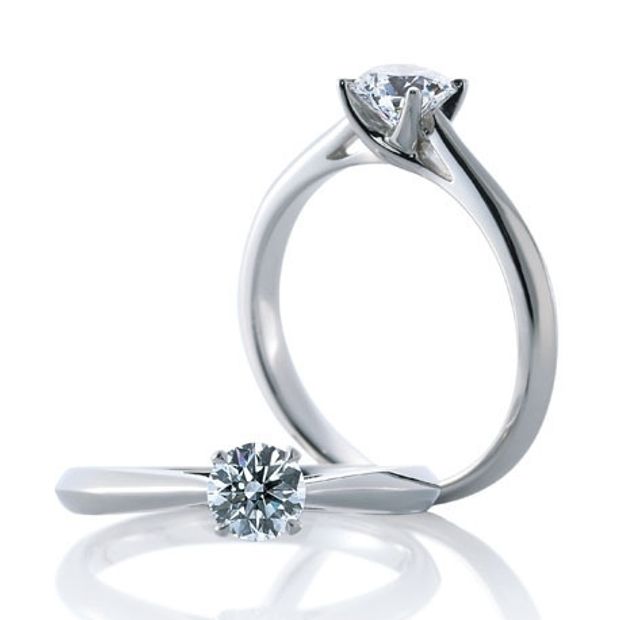 【BROOCH(ブローチ)】【オリエンタルビューティー】正統派のソリティア エンゲージリング