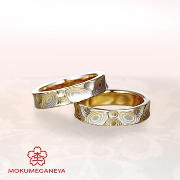 【BROOCH(ブローチ)】【杢目金屋】ふたりのこだわり詰め込んだ「世界にたった一つだけ」の結婚指輪