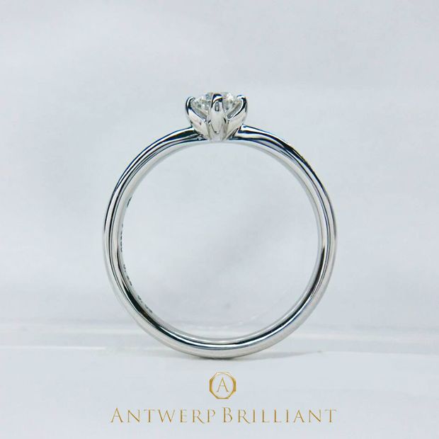 【BROOCH(ブローチ)】”Sirius”4 claws collet Daimond side line Ring ”シリウス” 4クローズ コレット ダイヤモンド サイドライン リング 