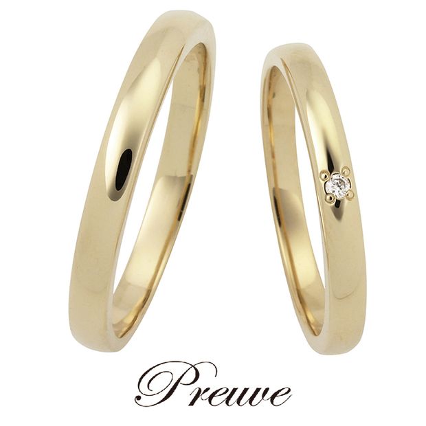 【一真堂】プルーヴ　マリッジリング　【LU00001】【LU00006】