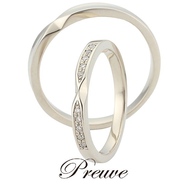 【一真堂】プルーヴ　マリッジリング　【LU00058】【LU00053】