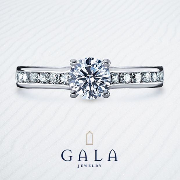 【GALA JEWELRY(ガラジュエリー)】GALA_【0.5カラット】「品質」と「価格」へのこだわり_エンゲージリング（ゴージャス）