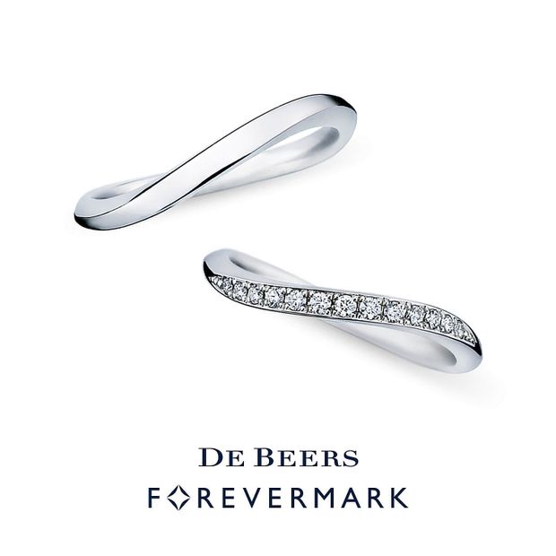 【VANillA(ヴァニラ)】【 Forevermark Collection 】インフィニティパヴェバンド & インフィニティバンド