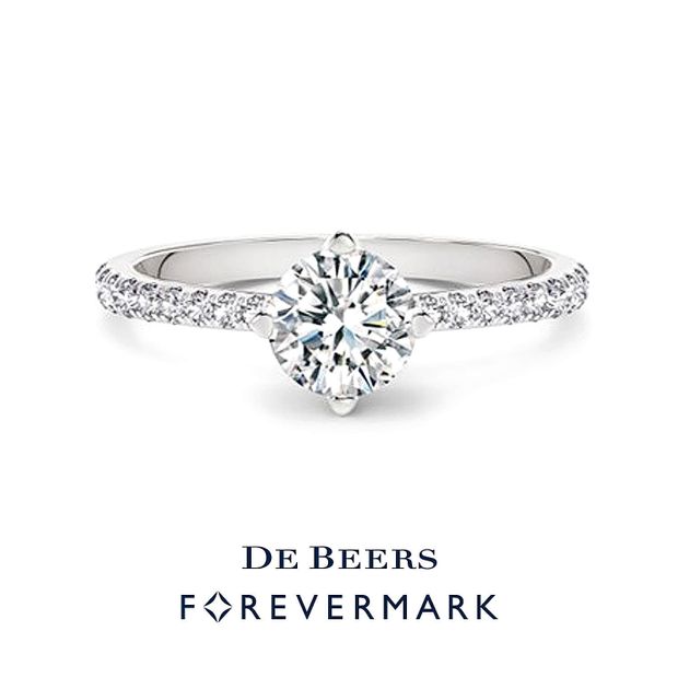 【VANillA(ヴァニラ)】【 Solitaire Pave Ring 】フォーエバーマークセッティング&reg; ソリティア パヴェリング