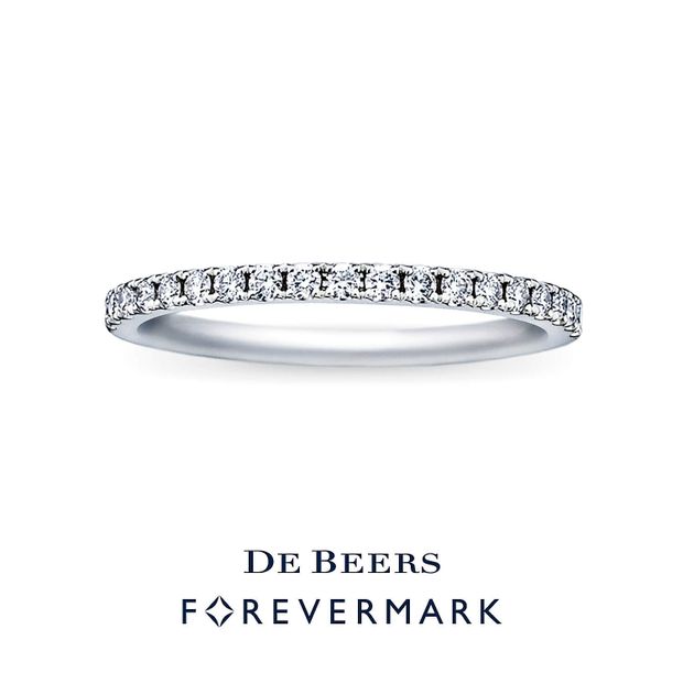 【VANillA(ヴァニラ)】【 Forevermark Collection 】 プロングパヴェリング & ウェディングバンド（HIR054 / FWR251）