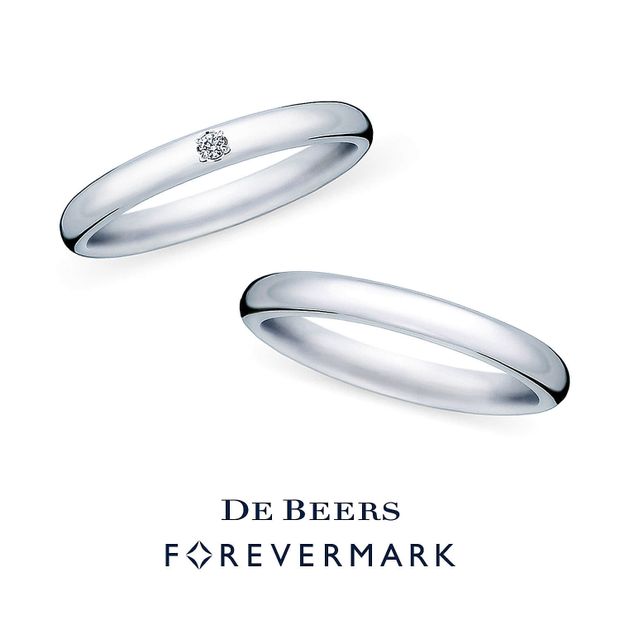 【VANillA(ヴァニラ)】【 Forevermark Collection 】5ストーンウェディングバンド & ウェディングバンド（FWR151 / FWR251）