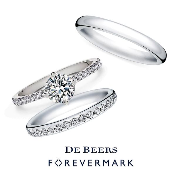 【VANillA(ヴァニラ)】【 Solitaire Pave Ring 】フォーエバーマークセッティング&reg; ソリティア パヴェリング