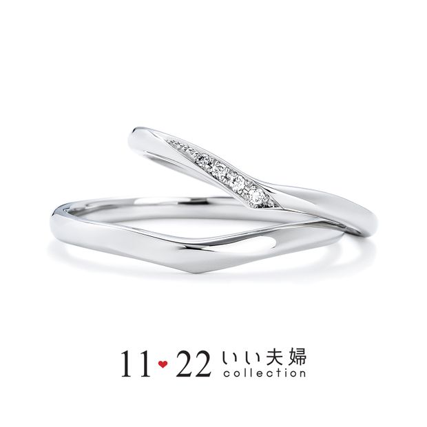 【VANillA(ヴァニラ)】【 結婚指輪 】 つないだ手（IFM114W / IFM014G）