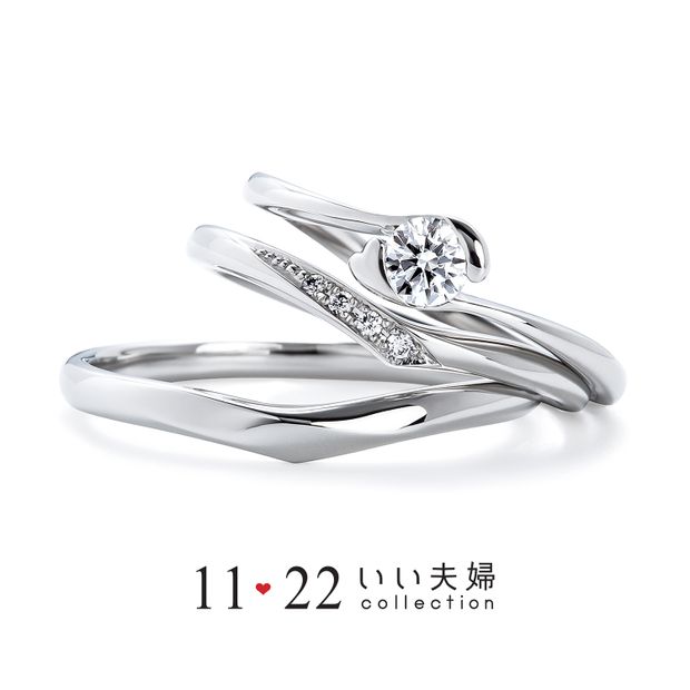 【VANillA(ヴァニラ)】【 結婚指輪 】 つないだ手（IFM114W / IFM014G）