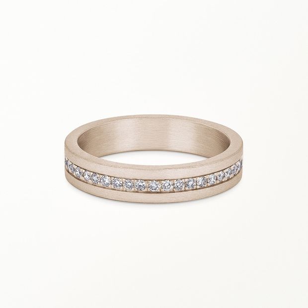 【GRACIS(グラシス)】【 AHKAH 】ナチュラルピンクホワイトゴールドコンビネーションズ リング