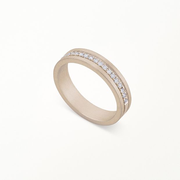 【GRACIS(グラシス)】【 AHKAH 】ナチュラルピンクホワイトゴールドコンビネーションズ リング