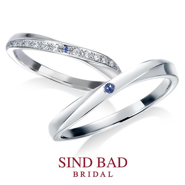 【SIND BAD(シンドバット)】【月虹（げっこう）】夜の月明かりから生まれた約束のしるし サファイア 