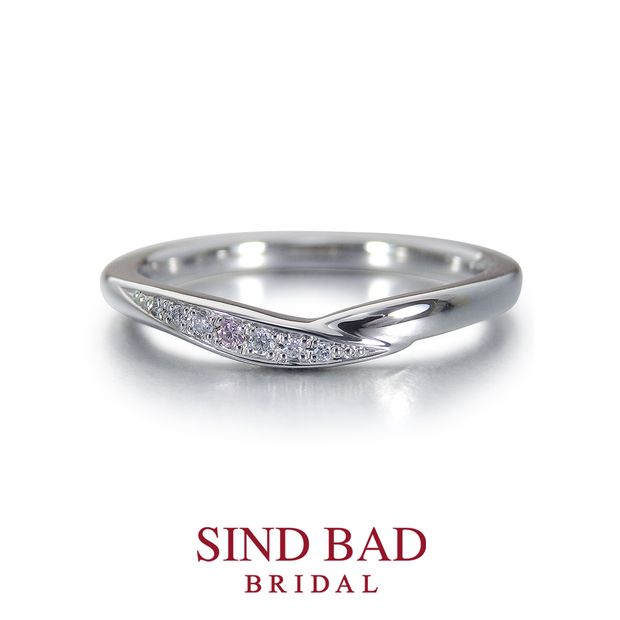 【SIND BAD(シンドバット)】【晴雪（はるき）】雪解けの隙間から垣間見えた萌芽の季節  ピンクダイヤモンド（レディース）、ダイヤモンド（メンズ）アレンジ