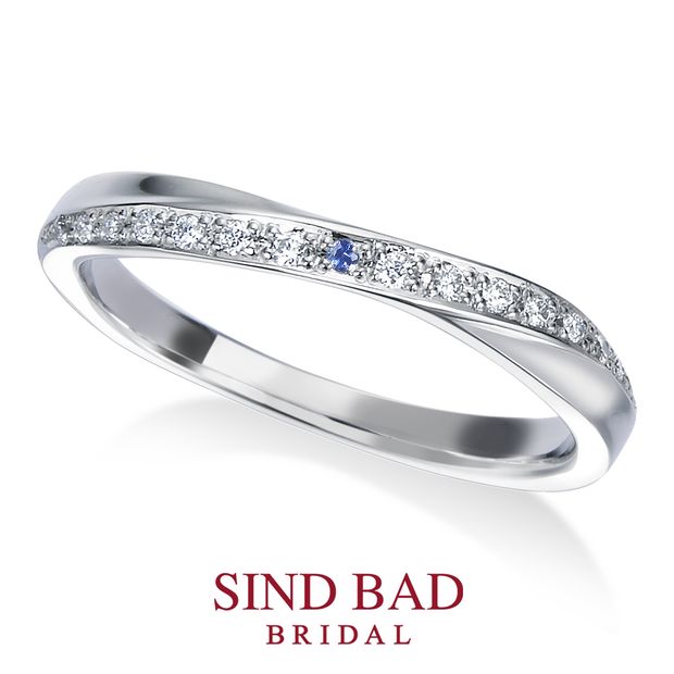 【SIND BAD(シンドバット)】【月虹（げっこう）】夜の月明かりから生まれた約束のしるし サファイア 