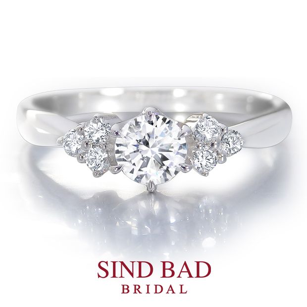 【SIND BAD(シンドバット)】0.4ct~｜SIND BAD(シンドバット)の婚約指輪-星かがや-