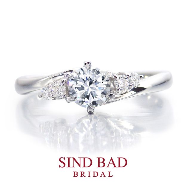 【SIND BAD(シンドバット)】【満星(みらい)】　二人の未来を満点の星たちが優しく照らし出す　エメラルド アレンジ