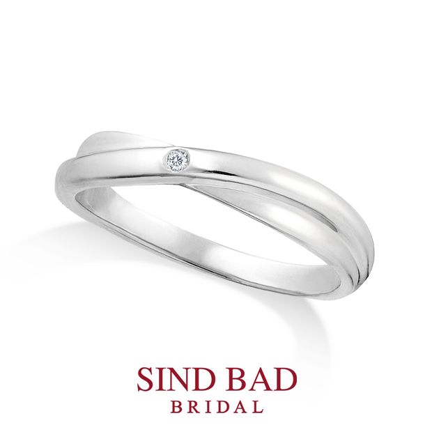 【SIND BAD(シンドバット)】かさね -KASANE- 【クロスタイプ】ダイヤモンド　サファイア アレンジオーダー