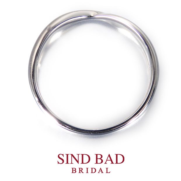 【SIND BAD(シンドバット)】【凛星（りんぜ）】オーダーメイドできるはっきりとしたVラインのマリッジリング