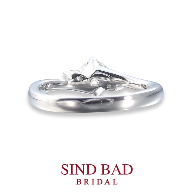【SIND BAD(シンドバット)】婚約指輪【深海（みお）】深愛なる貴方と、いつまでも 0.25ct~