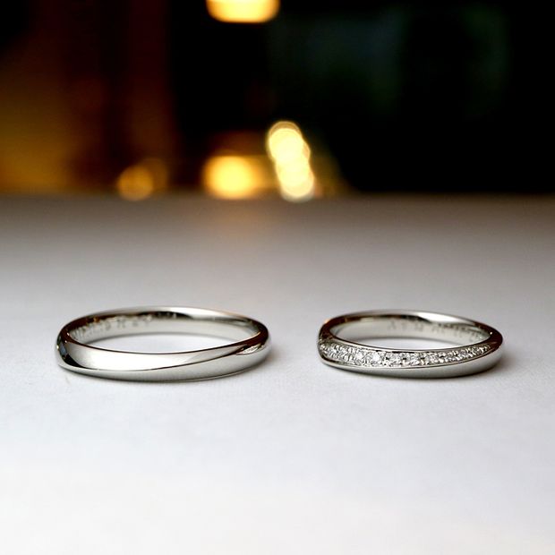 【入倉康ジュエリー工房】オーダーメイド事例◆凛　カスタマイズ