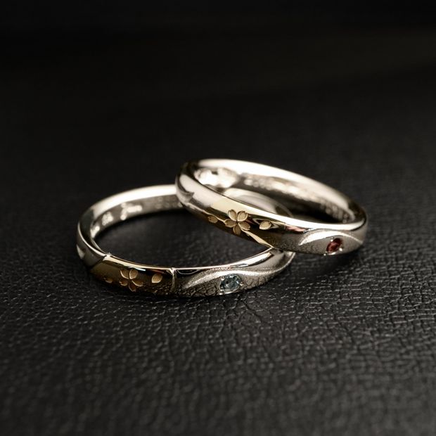 【入倉康ジュエリー工房】オーダーメイド事例◆結　カスタマイズ