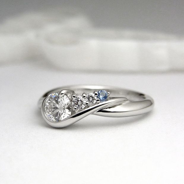 【入倉康ジュエリー工房】オーダーメイド事例◆海　カスタマイズ