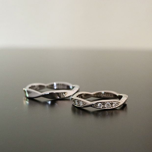 【入倉康ジュエリー工房】オーダーメイド事例◆フルオーダー　オリーブの葉