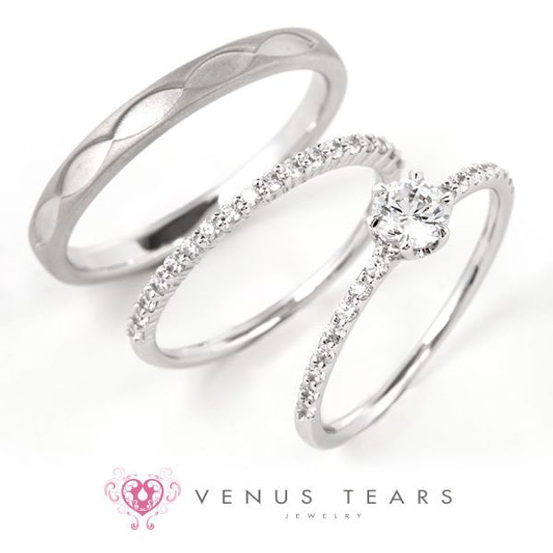 【VENUS TEARS(ヴィーナスティアーズ)】《3本セット》｜0.3ctダイヤ込み価格｜【405】