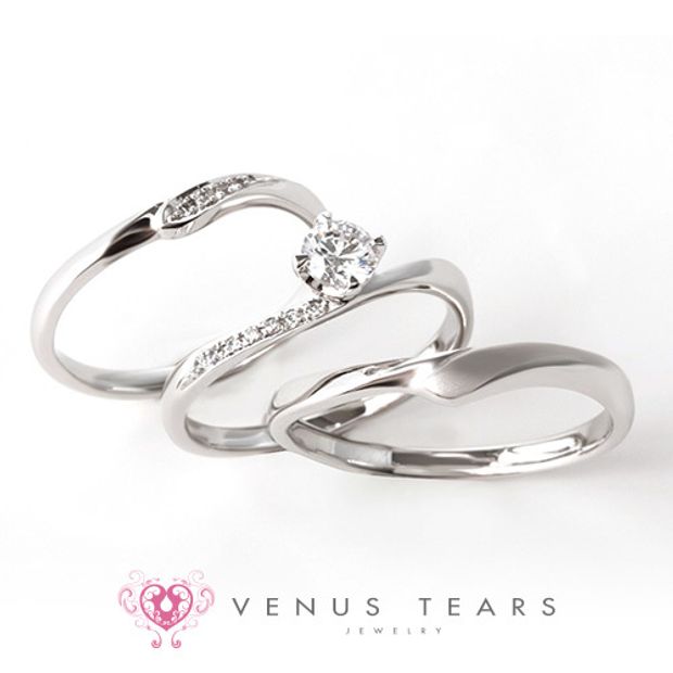 【VENUS TEARS(ヴィーナスティアーズ)】《3本セット》｜0.3ctダイヤ込み価格｜【402】