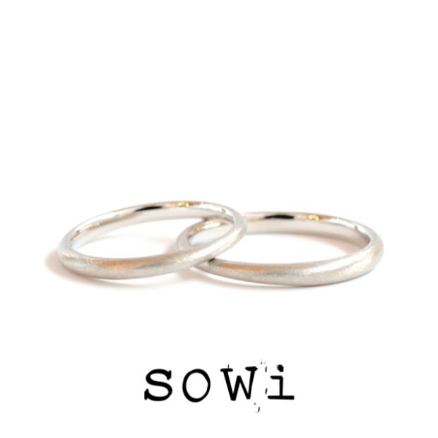 【TROA(トロア)】【代官山*sowi bridal】”おと”から生まれたブライダルリング-くにゃり