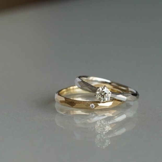 【TROA(トロア)】Rough cut solitaire‐ラフカットソリティア