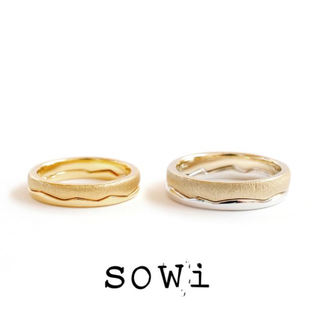 【TROA(トロア)】【代官山*sowi bridal】”おと”から生まれたブライダルリング-ぷかぷか